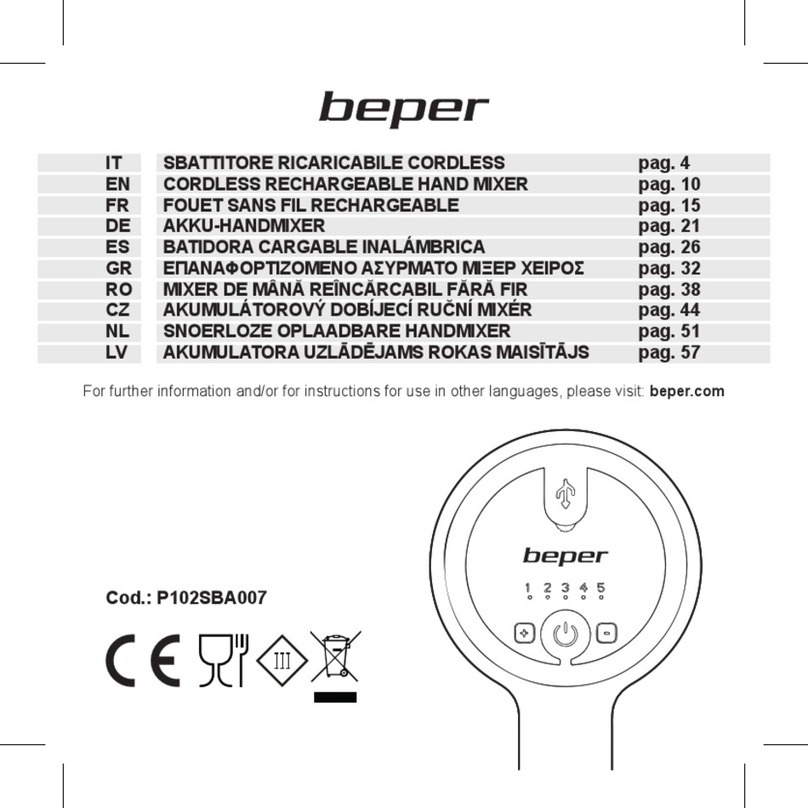 Beper P102SBA007 User manual