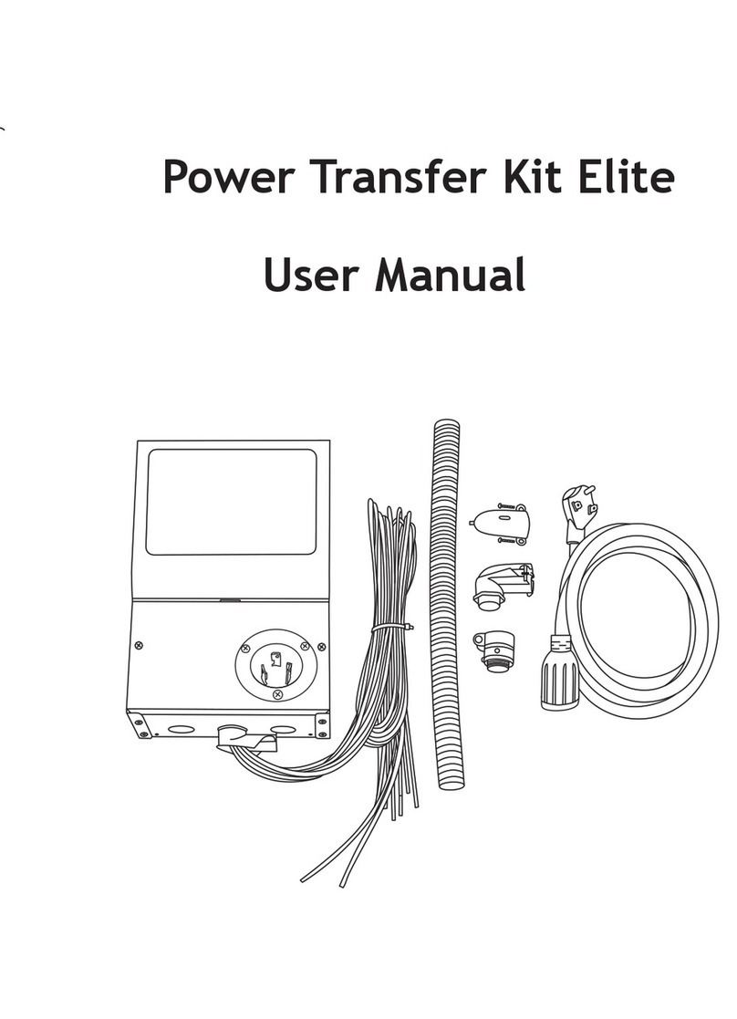 Nature's Generator Power Transfer Kit Elite User manual