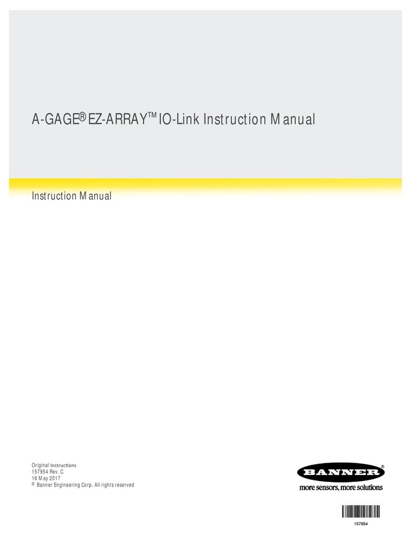 Banner A-GAGE EZ-ARRAY User manual
