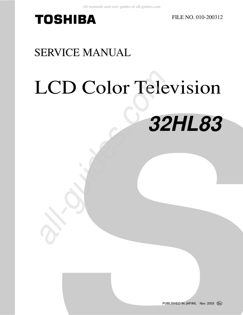 Toshiba 32HL83 User manual