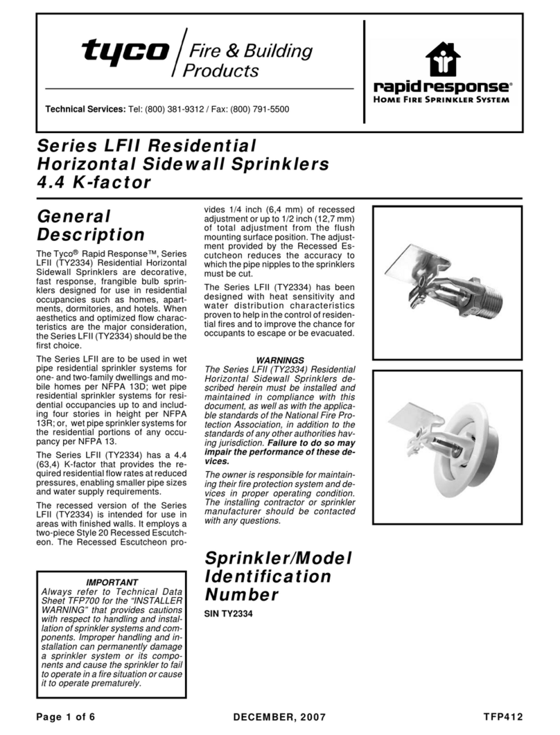 Tyco Rapidresponse LFII Series manual