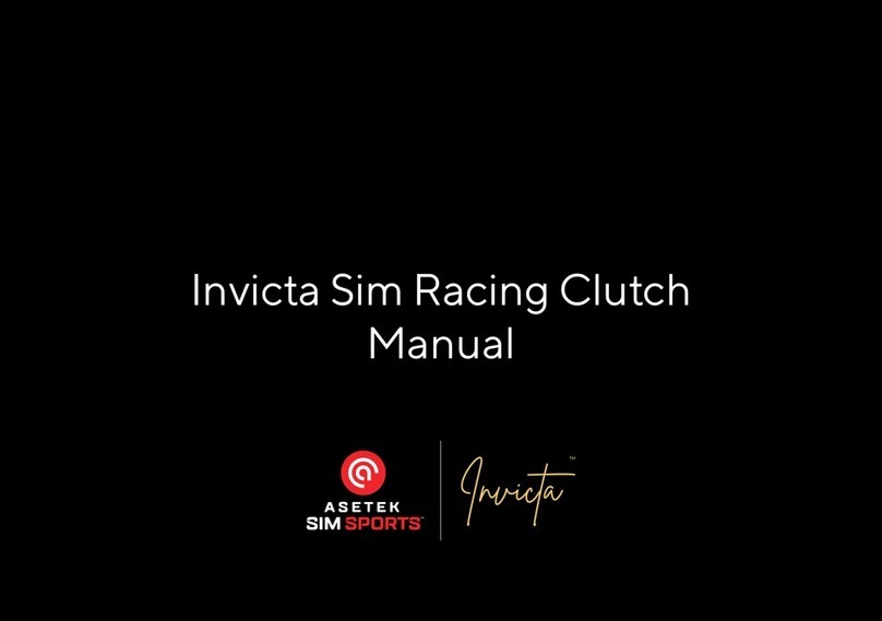 Asetek Invicta Sim Racing Clutch manual