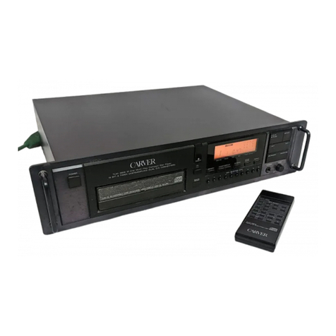 Carver TLM-3600 Service manual