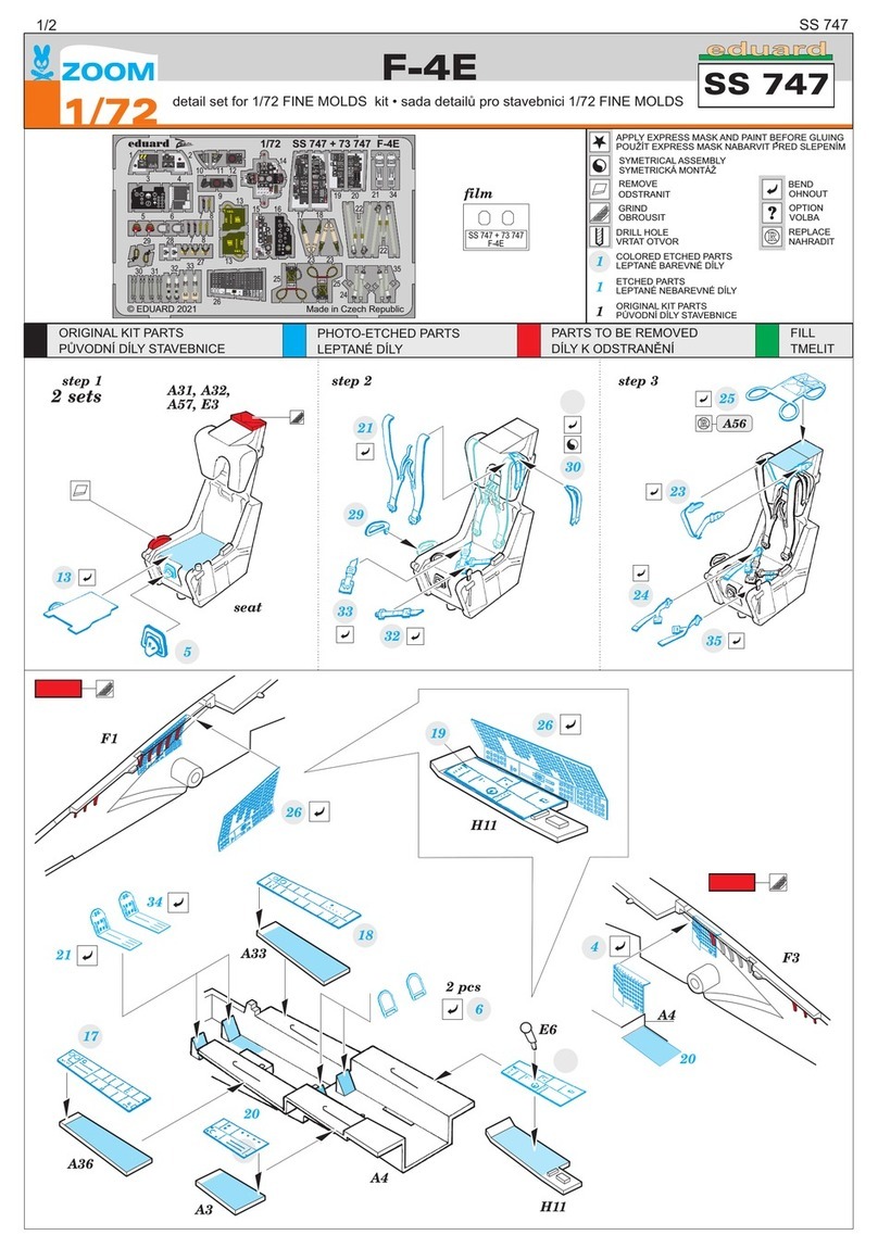 Eduard ZOOM F-4E Assembly instructions Eduard ZOOM F-4E Assembly instructions