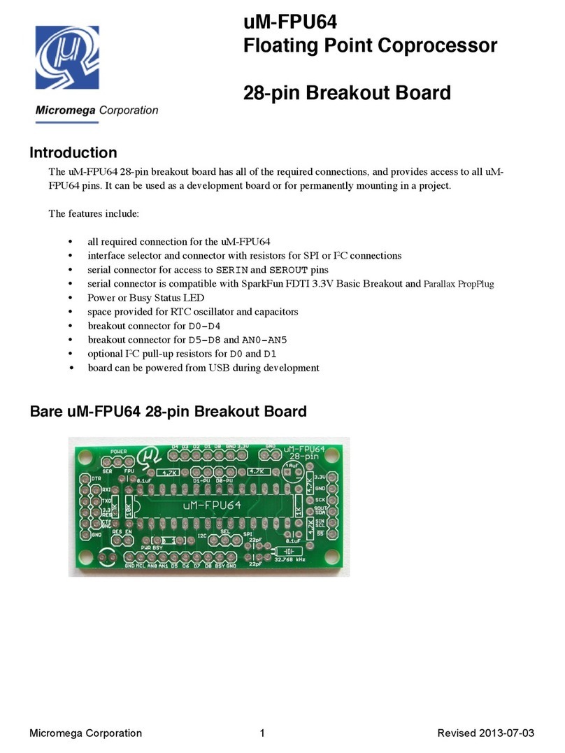 Micromega uM-FPU64 manual
