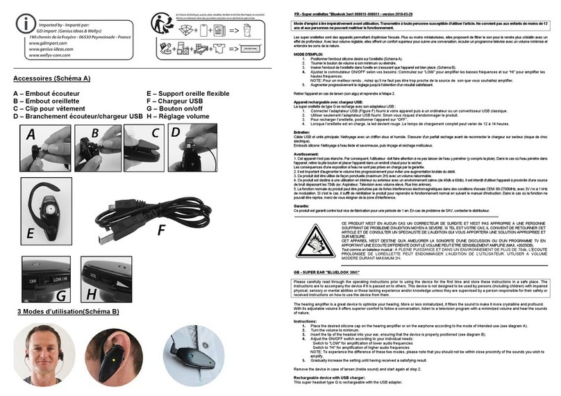 Super Ear BLUELOOK 3IN1 manual