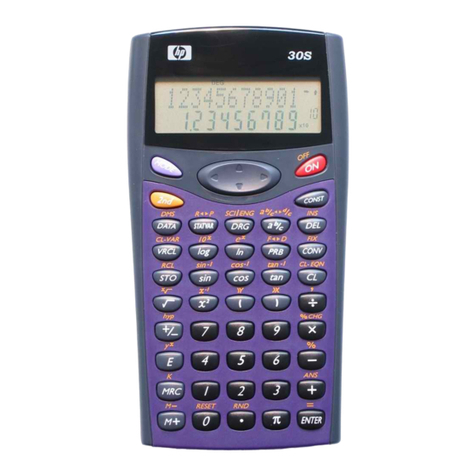 HP 30S User manual