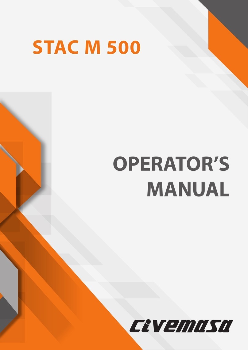 Civemasa STAC M 500 User manual