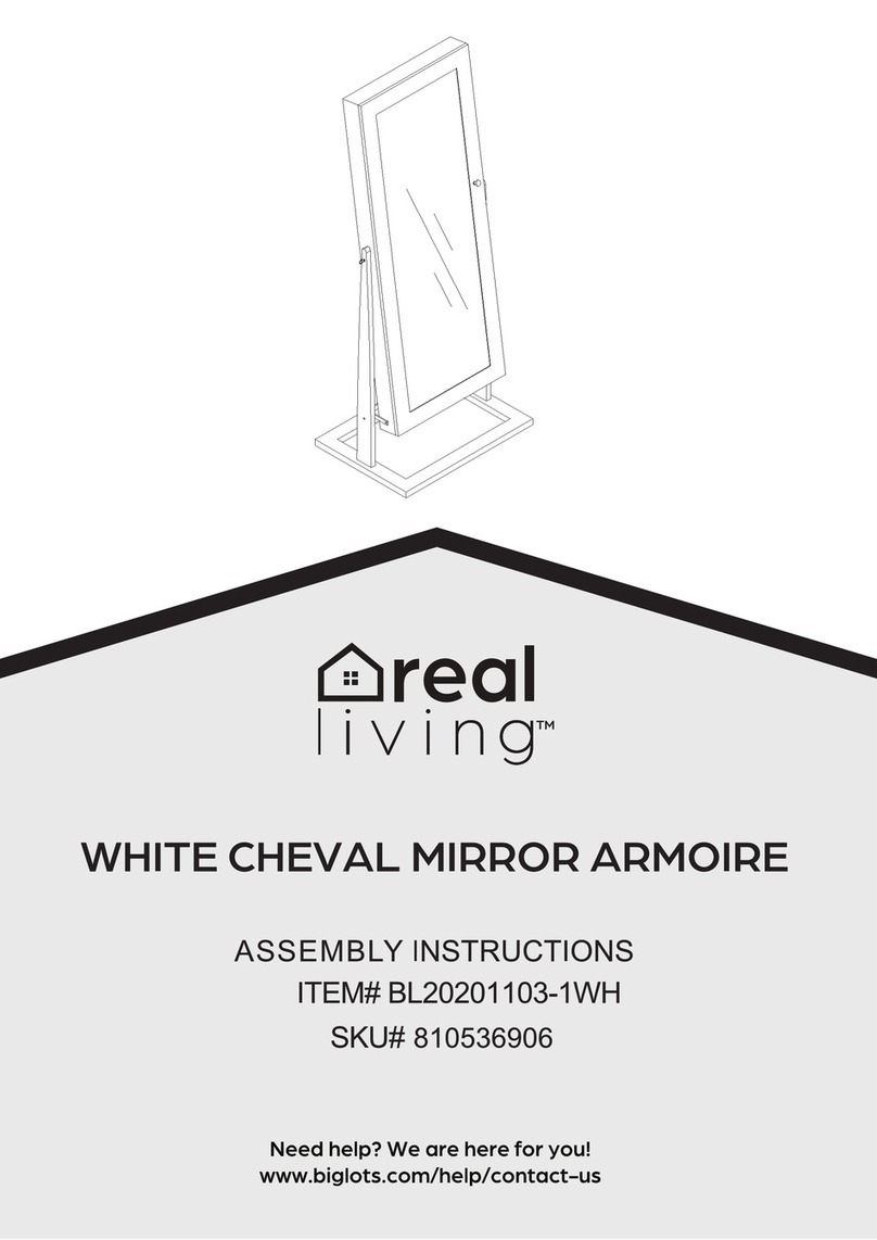 real living BL20201103-1WH Assembly instructions