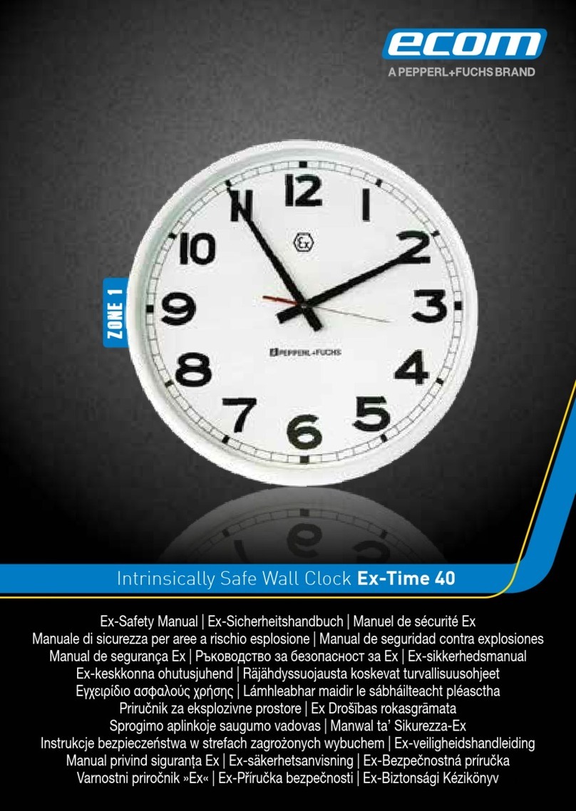 Pepperl+Fuchs ecom Ex-Time 40 manual Pepperl+Fuchs ecom Ex-Time 40 manual