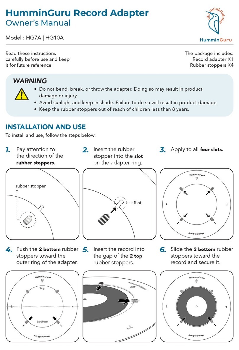HumminGuru HG7A owner's manual