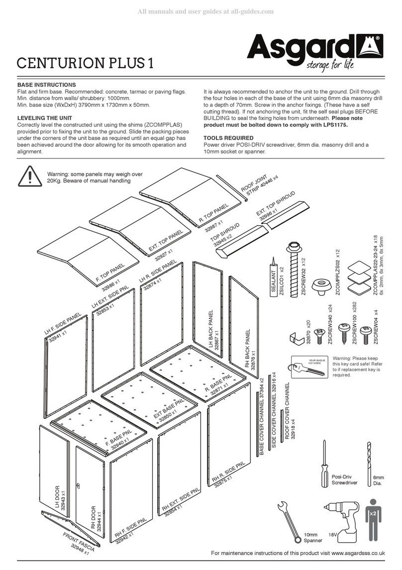 Asgard CENTURION PLUS 1 User manual