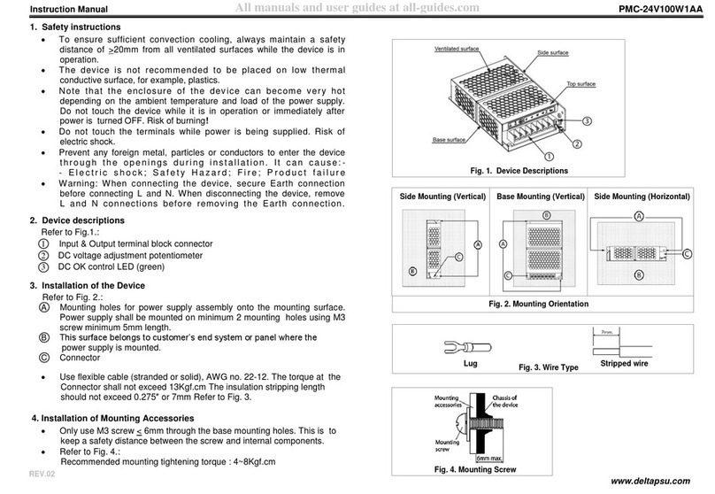 Delta PMC-24V100W1AA instruction manual