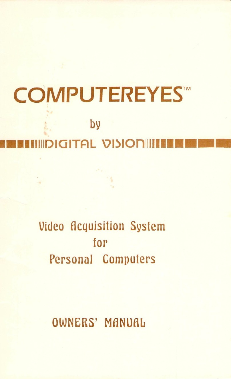 Digital Vision COMPUTEREYES owner's manual