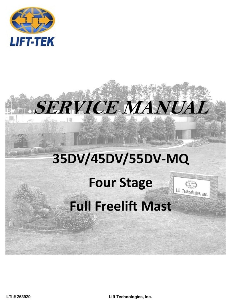 Lift Tek 35DV-MQ Service manual