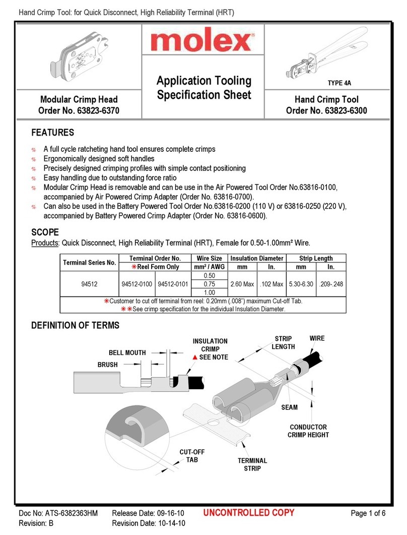 molex 63823-6370 User manual molex 63823-6370 User manual