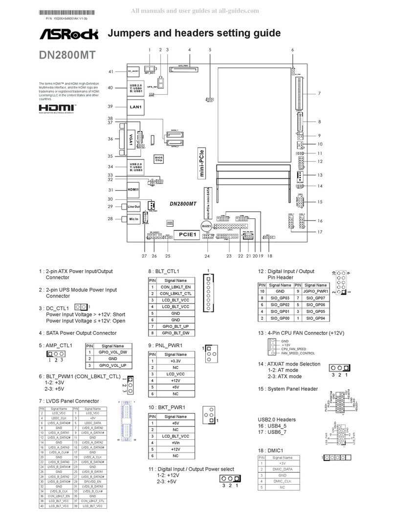 ASROCK DN2800MT Service manual