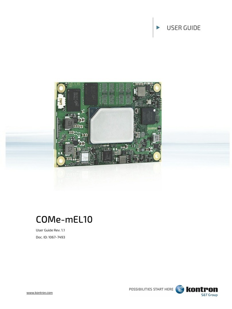 S&T Kontron COMe-mEL10 User manual