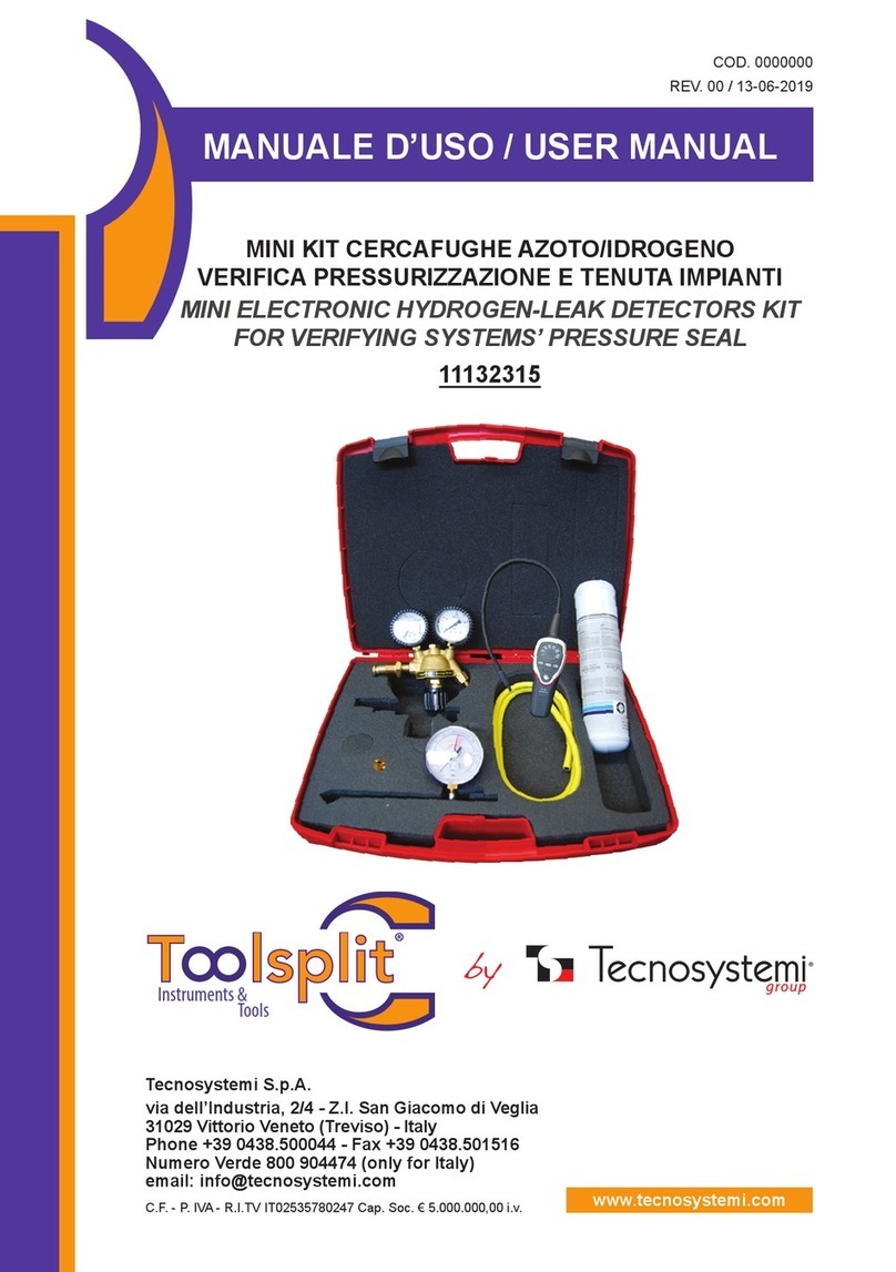 Tecnosystemi Toolsplit 11132315 User manual