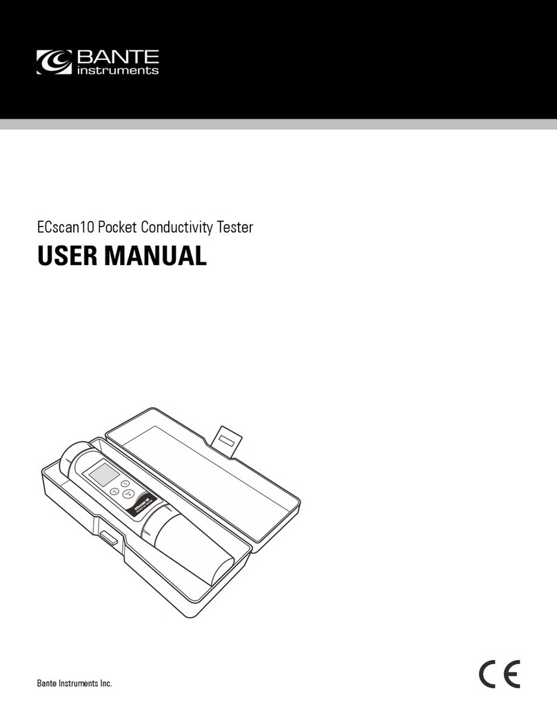 Bante Instruments ECscan10 user manual
