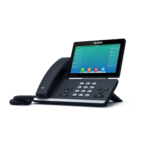 Splicecom Yealink T57W User manual Splicecom Yealink T57W User manual