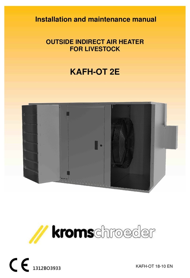 Kromschroeder KAFH-OT 2E Installation and maintenance manual Kromschroeder KAFH-OT 2E Installation and maintenance manual