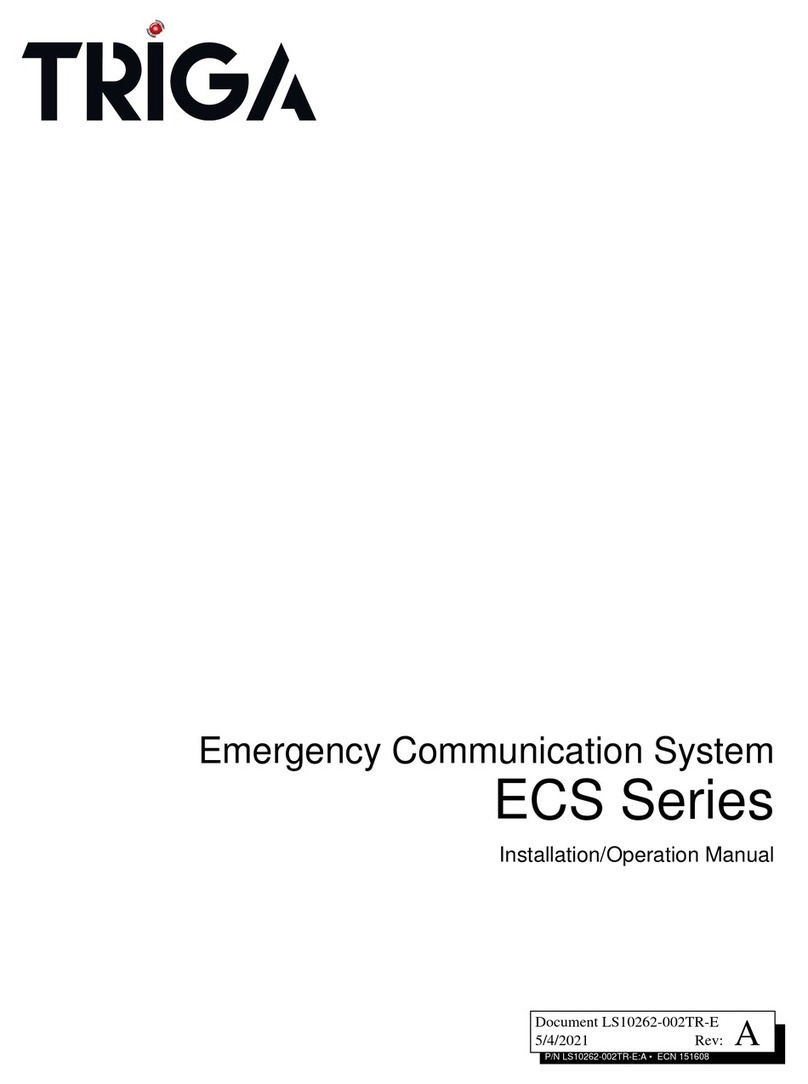TRIGA ECS Series Installation & operation manual