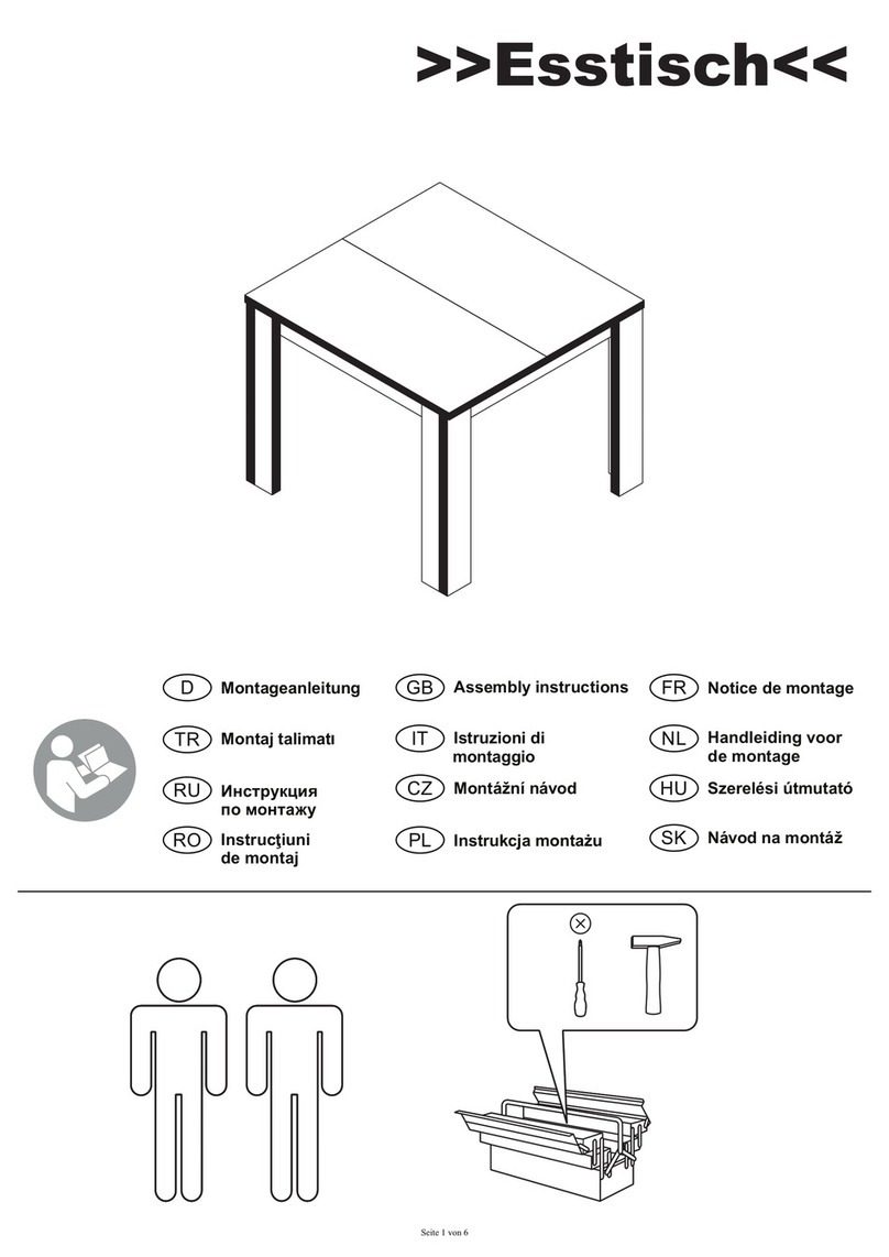 Quelle Esstisch Assembly instructions