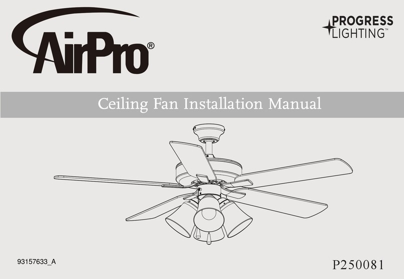 AirPro PROGRESS LIGHTING P250081 User manual AirPro PROGRESS LIGHTING P250081 User manual