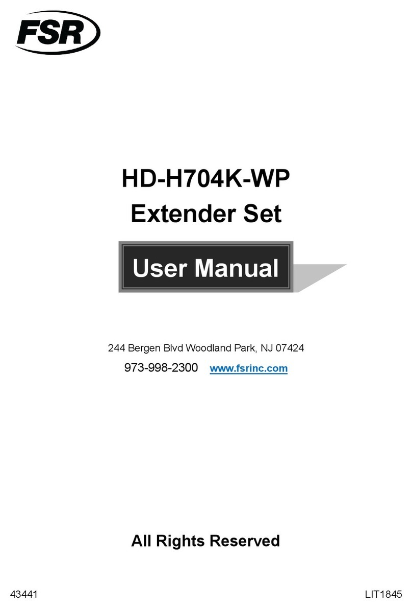 FSR HD-H704K-WP user manual
