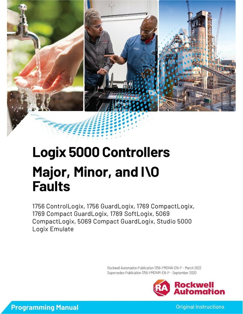 Rockwell Automation Allen-Bradley Logix 5000 Series Owner's manual Rockwell Automation Allen-Bradley Logix 5000 Series Owner's manual