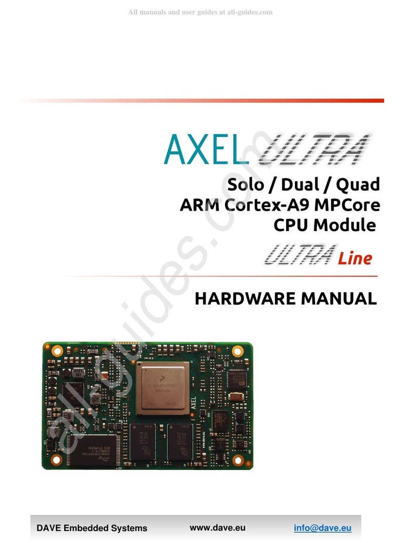 Dave Embedded Systems AXEL ULTRA Hardware manual