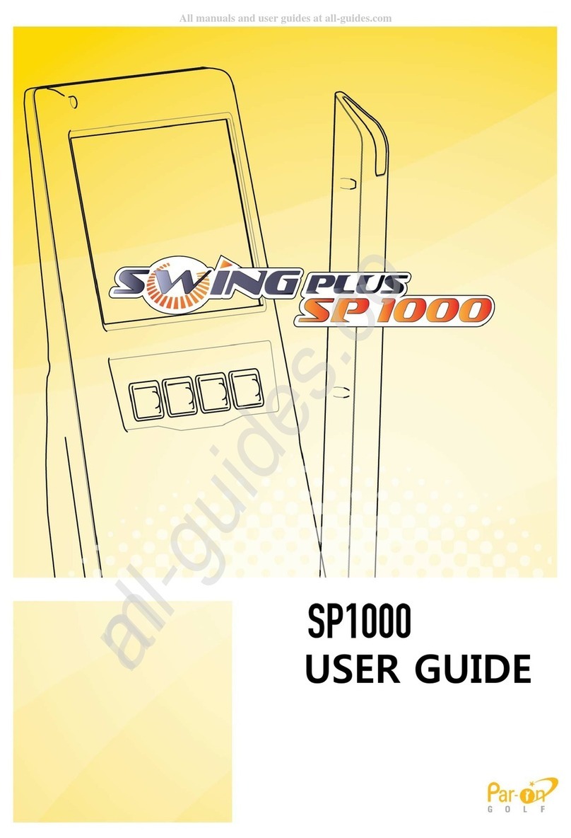 Par-on GOLF SWING PLUS SP1000 user guide