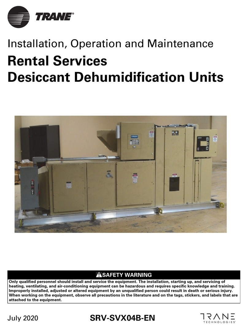 Trane RSDH0012 manual