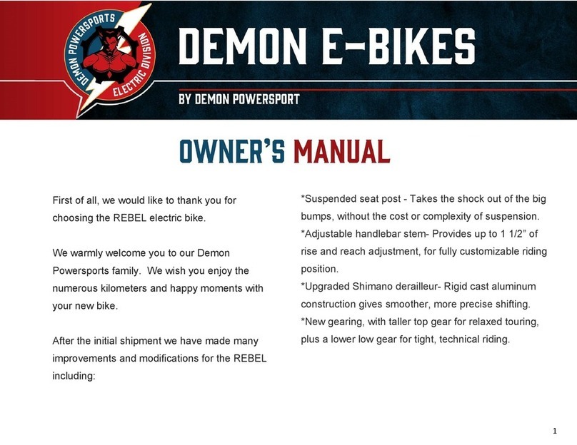 Demon Powersport REBEL User manual