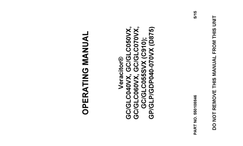 Yale Veracitor GCC040VX operating manual