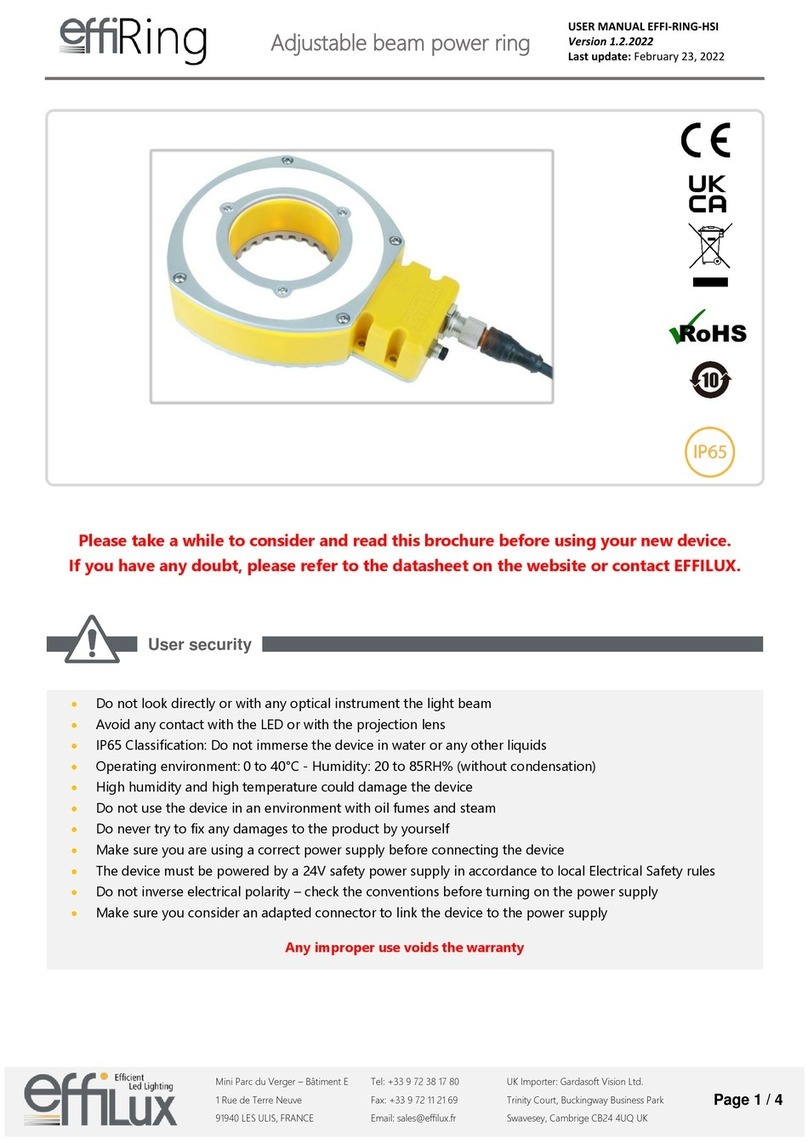 EFFILUX EFFI-RING-HSI user manual