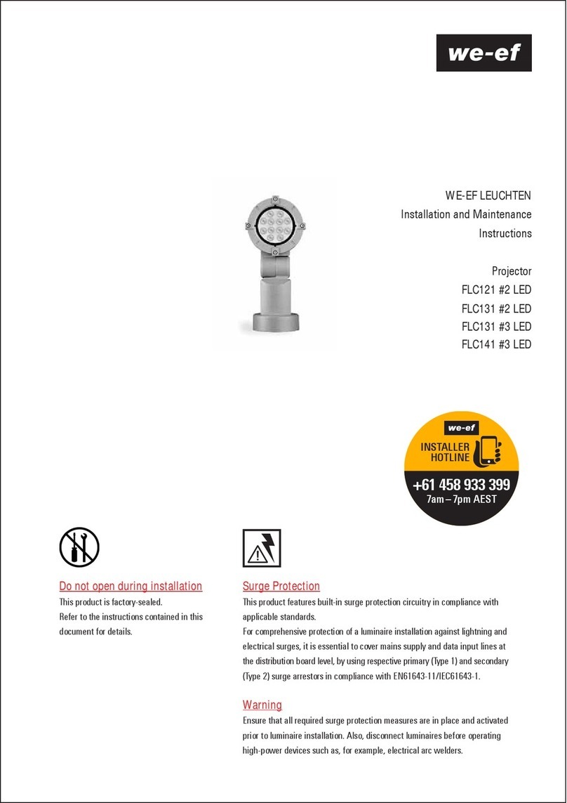 WE-EF FLC121 User manual