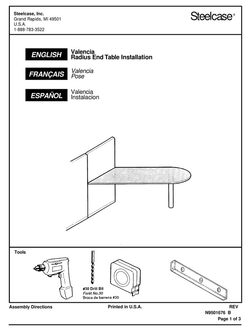 Steelcase Valencia Radius End Table Installation Steelcase Valencia Radius End Table Installation