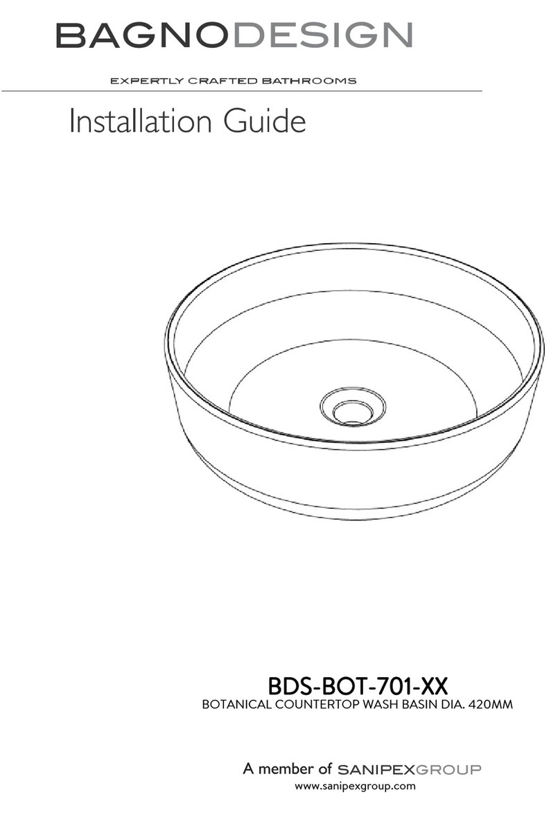 Sanipex BOTANICAL BDS-BOT-701-XX installation guide