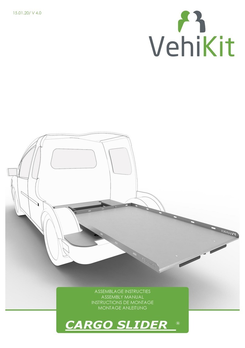 VehiKit CARGO SLIDER Assembly manual
