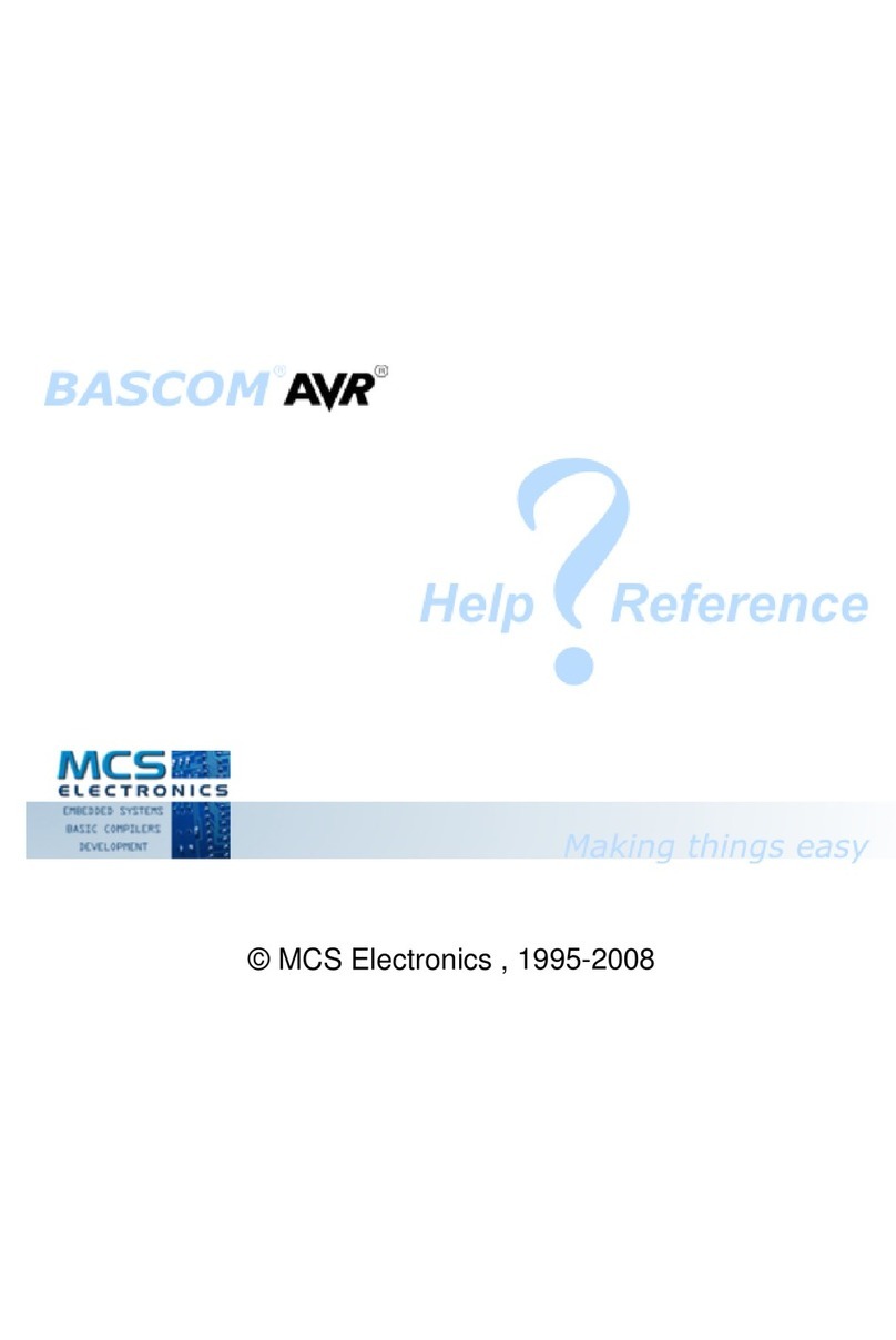 MCS ELECTRONICS BASCOM-AVR EM4095 RFID Reader user manual