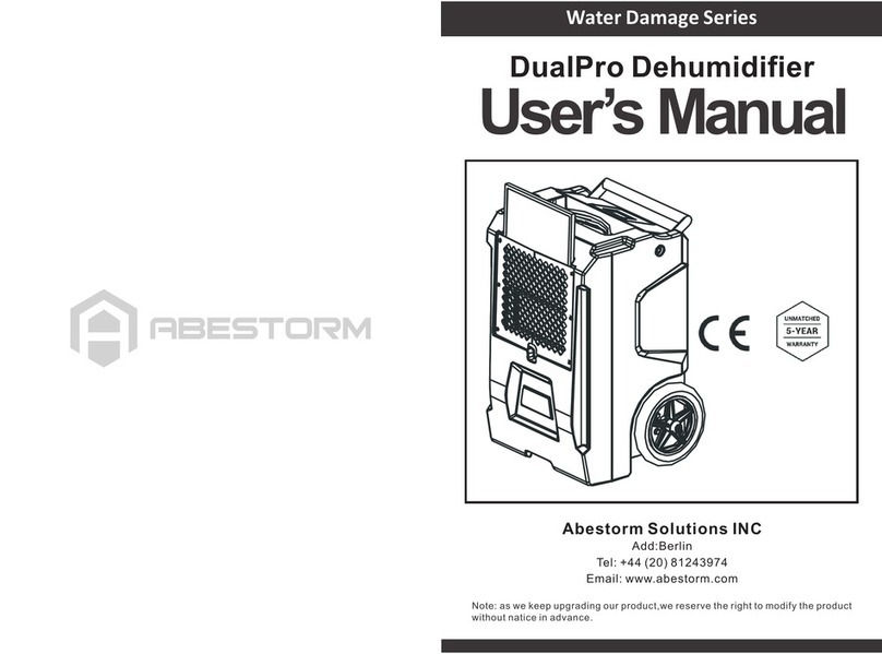 Abestorm DualPro Water Damage Series user manual