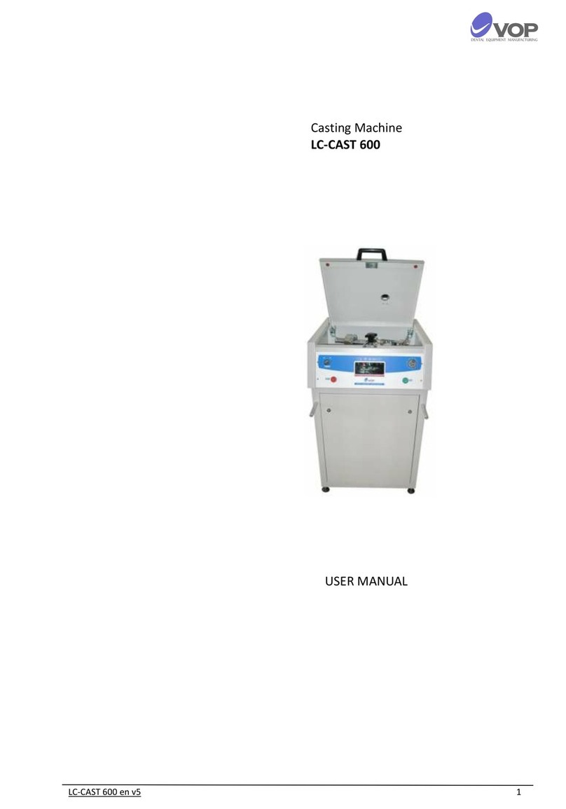 VOP LC-CAST 600 user manual