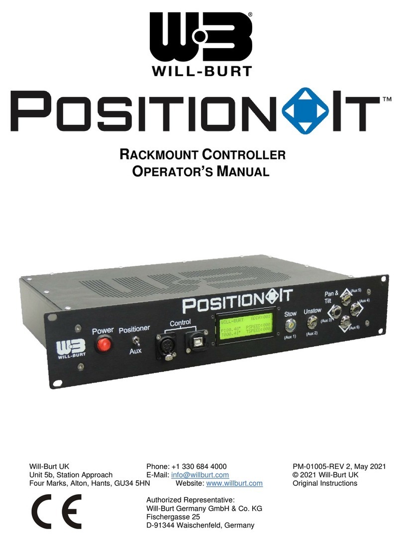 Will Burt PositionIt PI-75 User manual