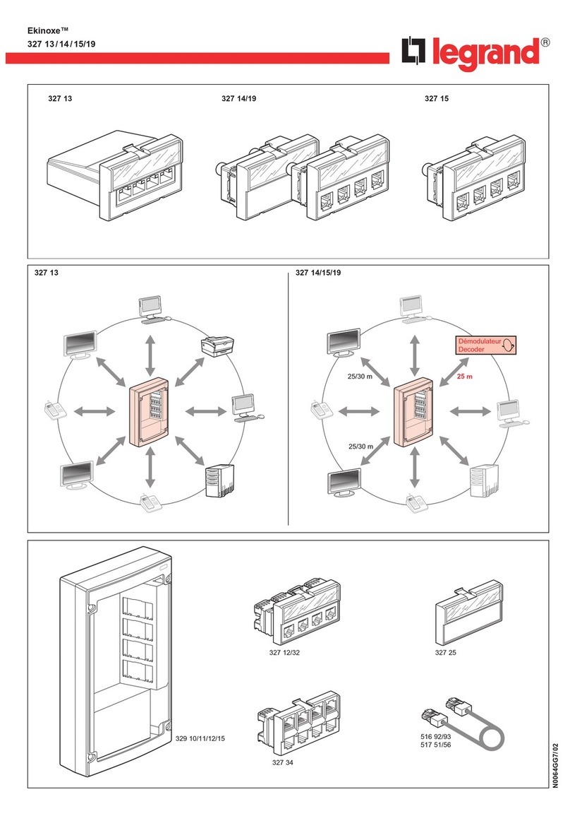 LEGRAND Ekinoxe 327 13 User manual