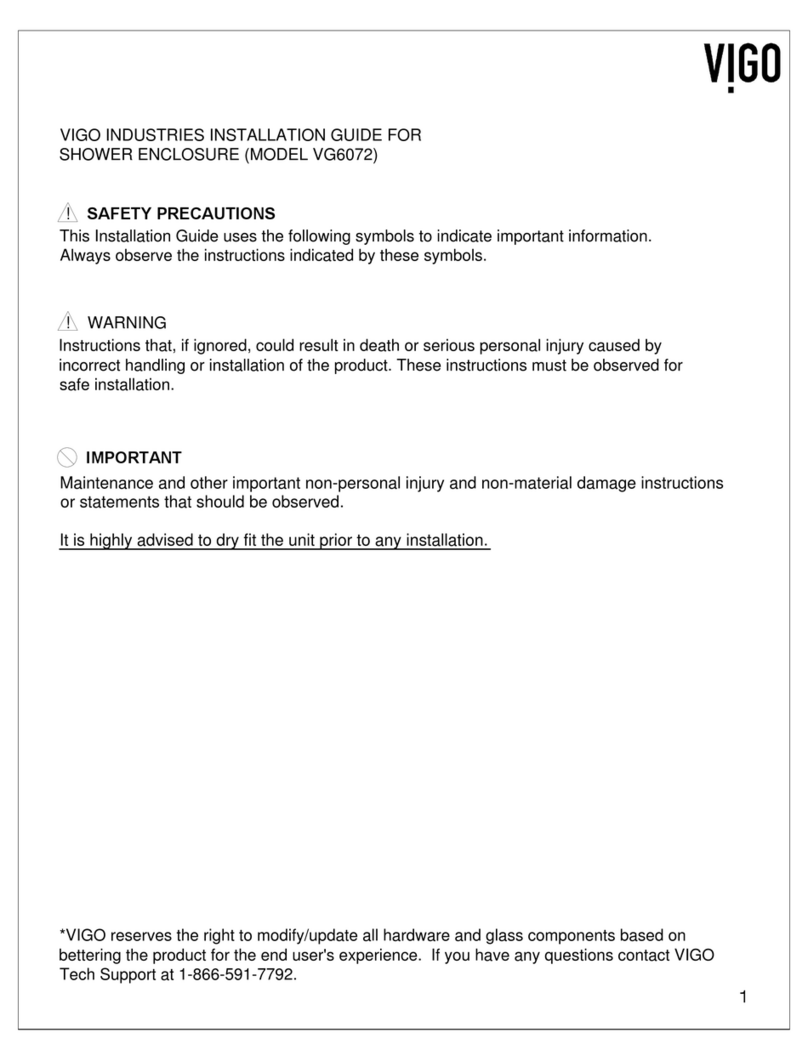 VIGO VG6072 User manual
