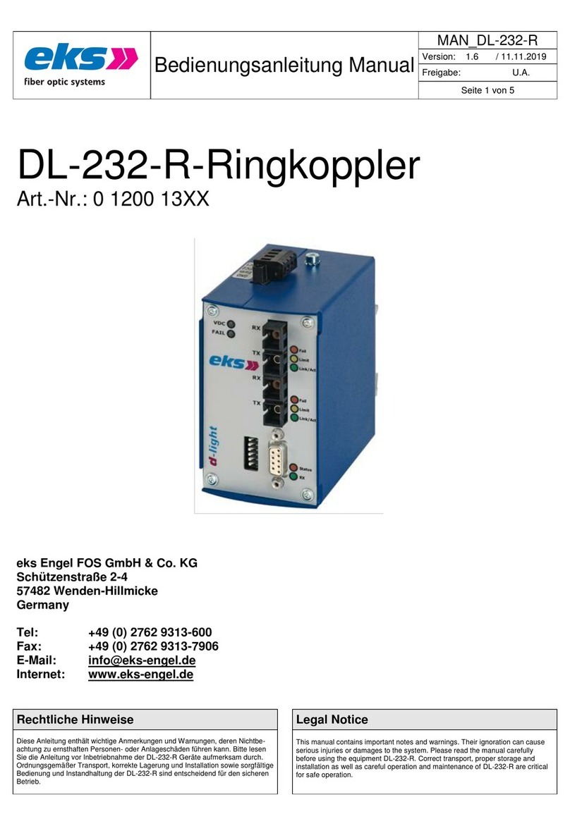 eks DL-232-R User manual