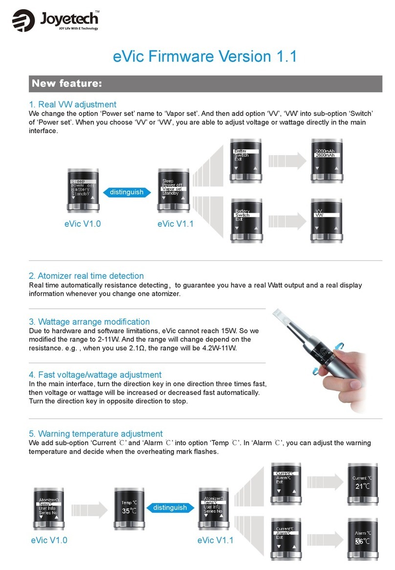 Joyetech eVic User manual