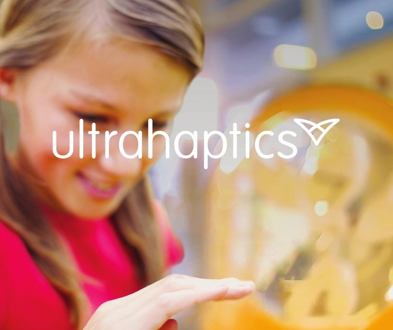 Ultrahaptics TOUCH DEVELOPMENT KIT user guide